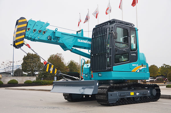 SWTC5伸缩臂履带起沉机获欧盟市场“护照”