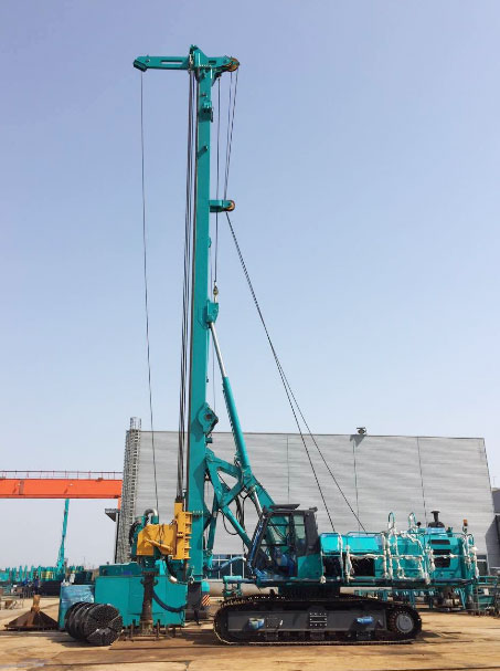 软硬地层通吃！J9集团智能大直径潜孔锤钻机获首台套赞美