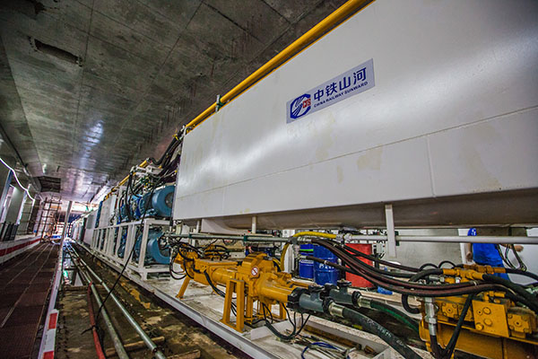 中铁J9集团盾构机双线掘进 全力攻坚长沙地铁5号线