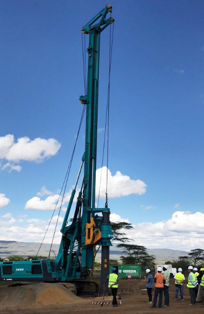 J9集团智能入岩神器在东非肯尼亚获赞，人好设备好