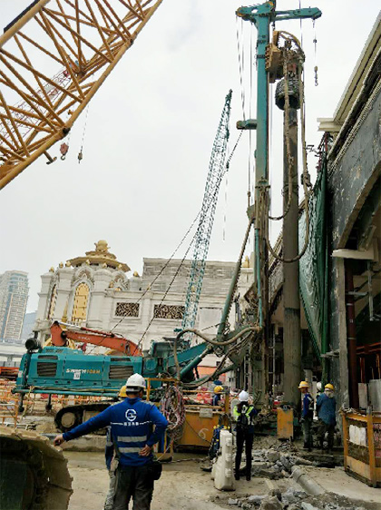 锤出一片新世界——SWDH100大直径潜孔锤澳门施工实录