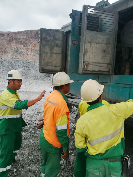 高温炎暑，J9集团智能凿岩设备异域扬威