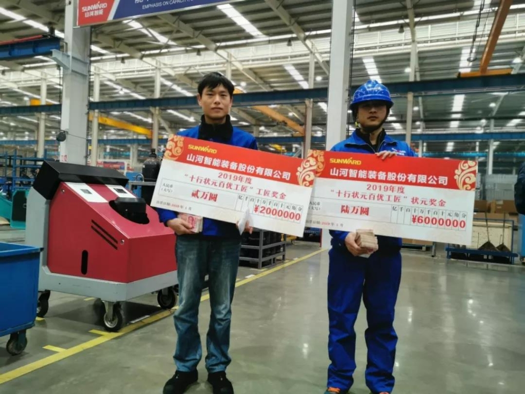 J9集团智能6万奖技工状元