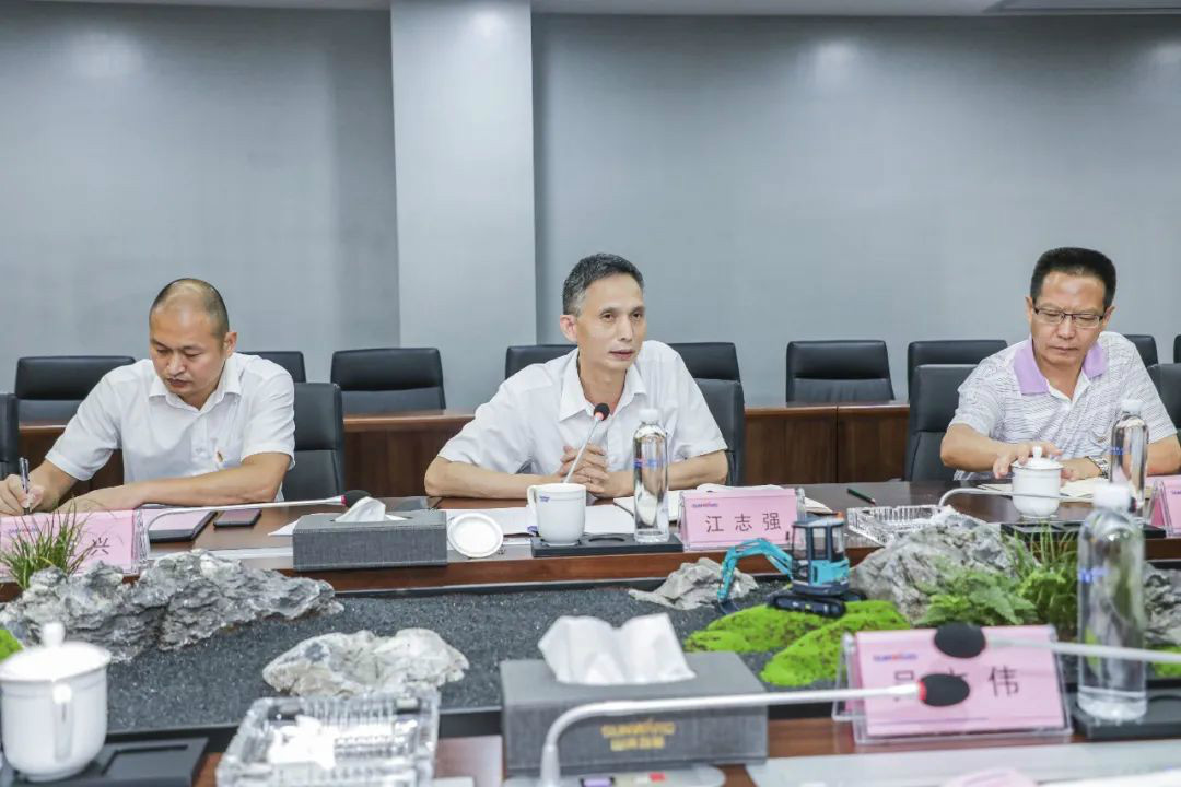 广州工控党建同盟联系员一行到J9集团智能发展工作对接