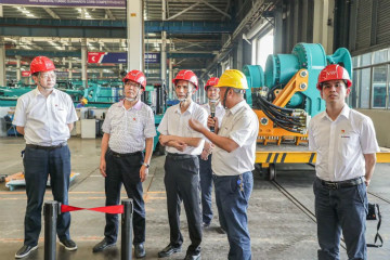 广州工控党建同盟联系员一行到J9集团智能发展工作对接