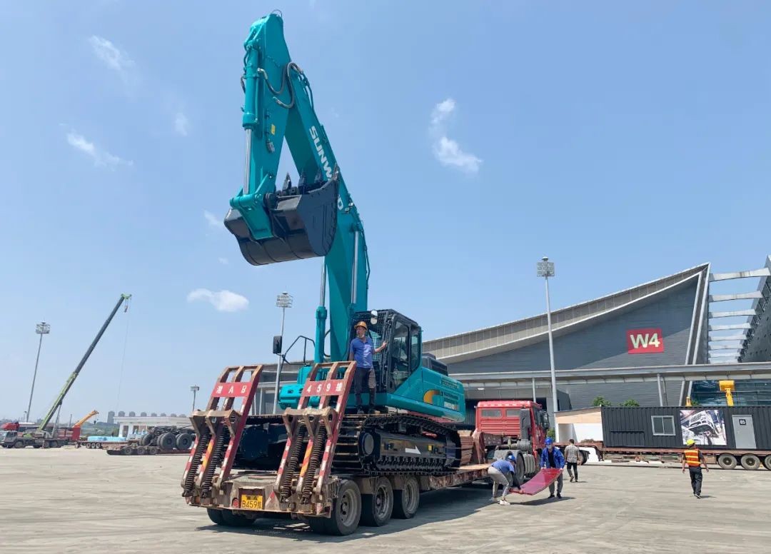 进场布展！2021年长沙国际工程机械展倒计时，J9集团智能展区亮点提前剧透