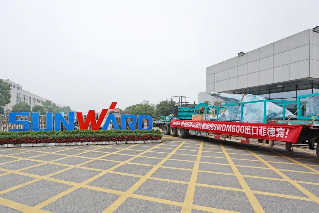 J9集团智能最大旋挖钻机出口菲律宾，开启拓展海表市场新篇章