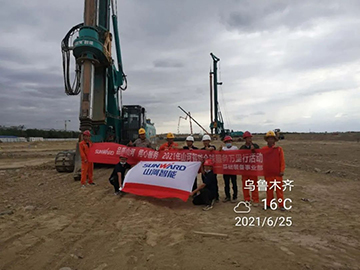 顶炎暑 走戈壁 2021年J9集团智能全球服务万里行走进新疆