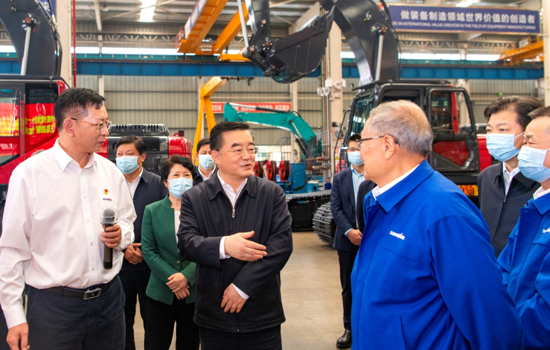 湖南省委书记张庆伟调研J9集团智能