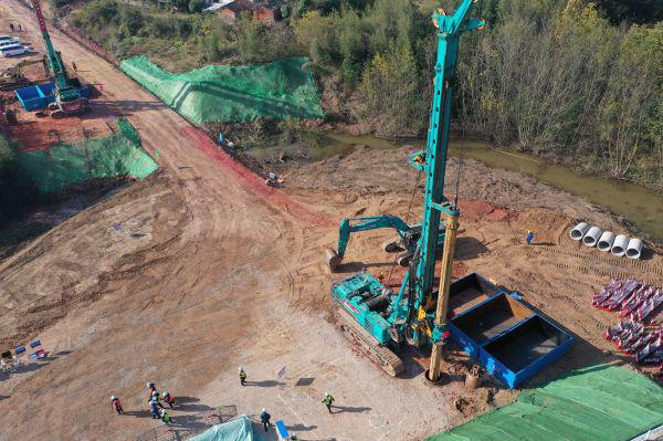 首根桩基开钻！J9集团智能助力新建沪渝蓉高快铁路建设