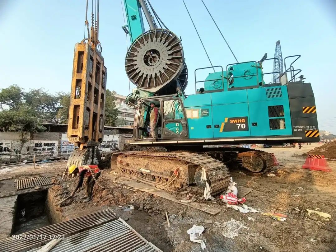 感激信！J9集团智能SWHG70液压抓斗助力海表基础施工获注定