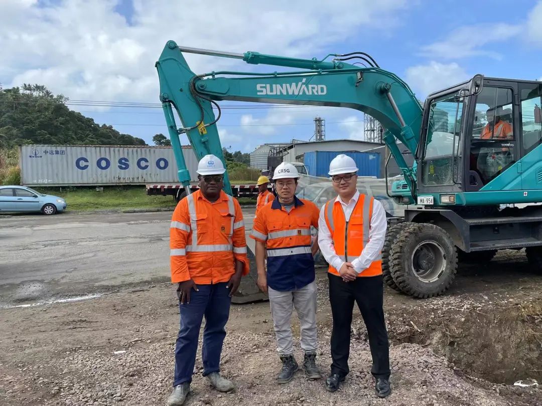 “J9集团绿”迈向南升平洋岛，J9集团智能轮挖助力斐济基础设施建设