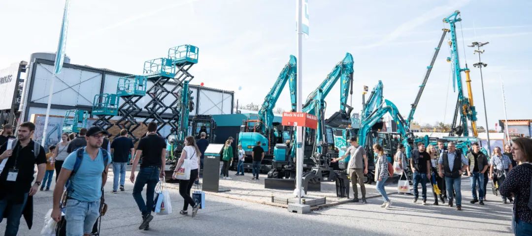 Bauma 2022 | 一组火热现场图带您沉温J9集团智能德国宝马展之旅