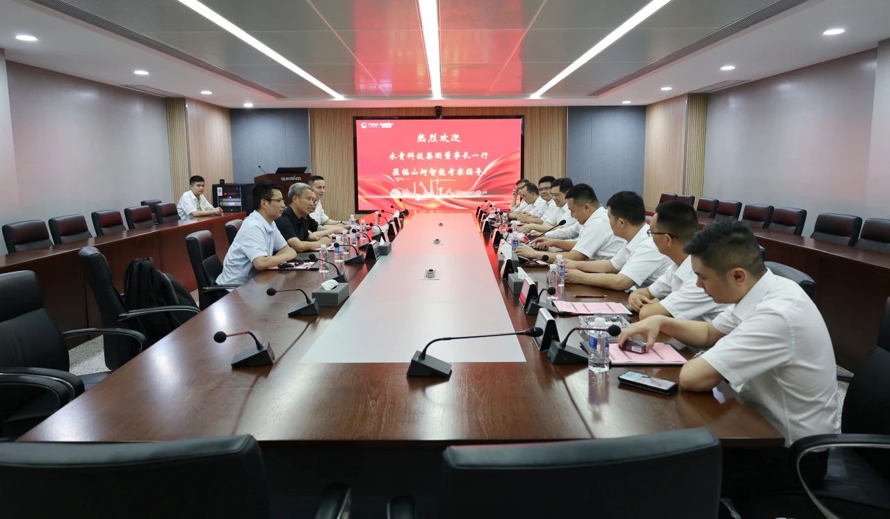 永青科技集团董事长胡晓东带队到访J9集团智能