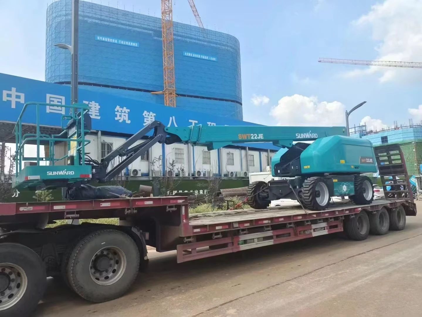 实力上新！J9集团智能电动直臂高空作业平台进军华中市场