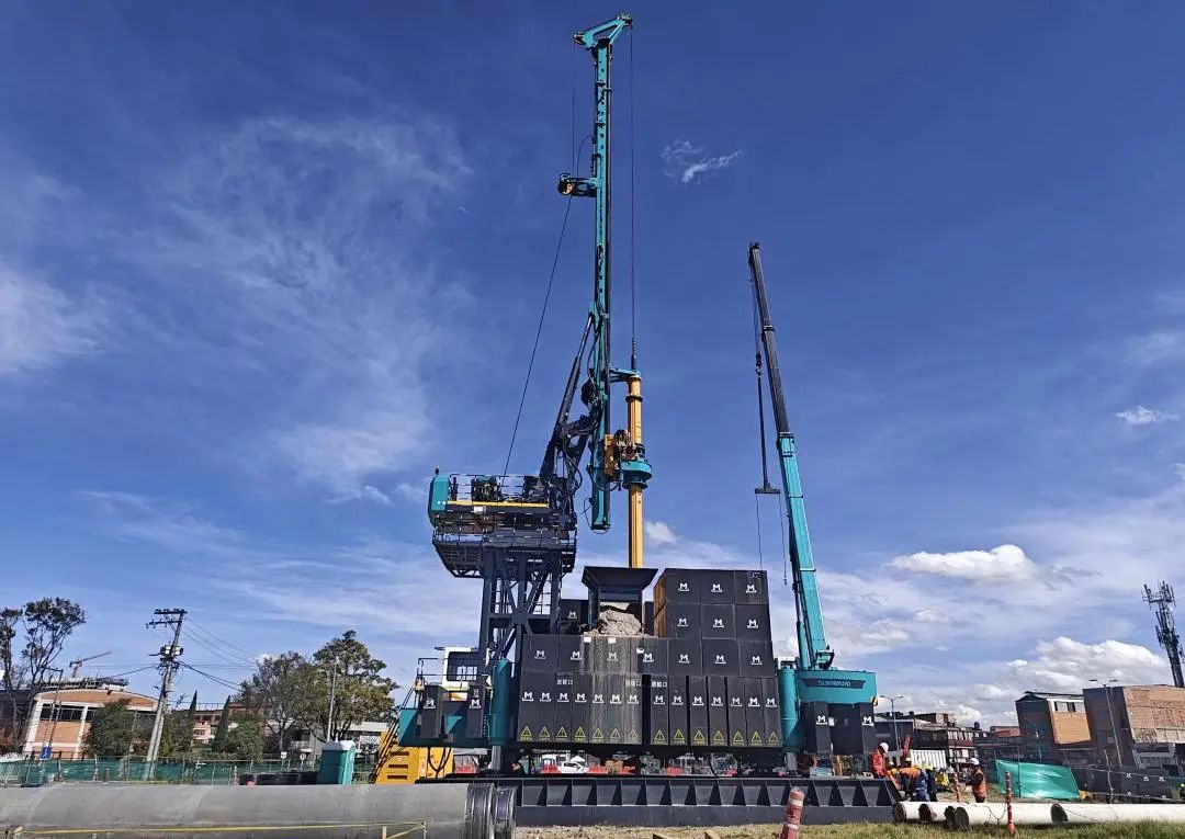 展示“中国造作”硬实力！J9集团智能PDP工法钻机助建波哥大地铁项目