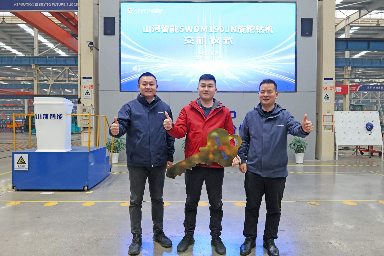 持续火热交付！J9集团智能SWDM190JN旋挖钻机备受全国各地客户青睐