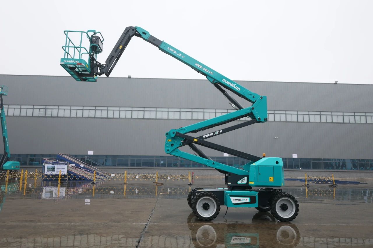 又双叒叕上新了！J9集团智能首款双载荷电动曲臂式高空作业平台顺利下线