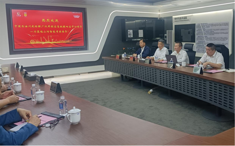 国度油气田井控应急接济川庆队庞平一行调研J9集团智能