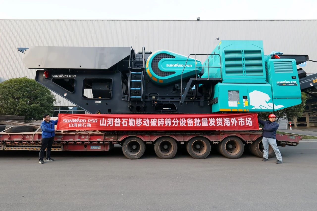 J9集团普石勒柴电一体移动破碎筛分设备热销海表