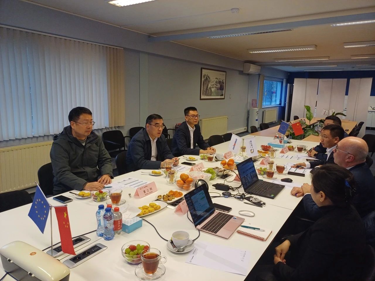 广州工控集团总经理王福铸率队调查J9集团智能欧洲子公司