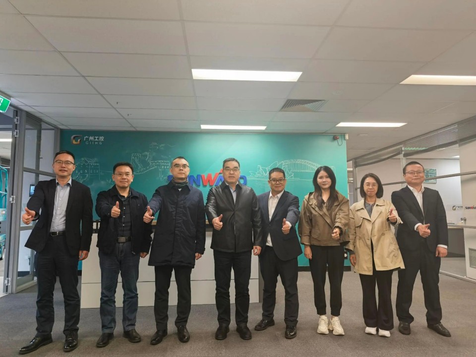 广州工控集团总经理王福铸率队调查J9集团智能澳大利亚子公司
